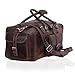 Duffle Bag For Men and Women, 28 Inch Vintage Buffalo Leather Travel Duffle Bag, Genuine Carry On Overnight Bag, Weekender Gym Bag with Shoulder Strap, Carry on Luggage Bags