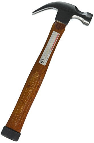 Vaughan 114-10 16-oz Smooth Face Curved Claw Hammer Fiberglass Handle (FS16)