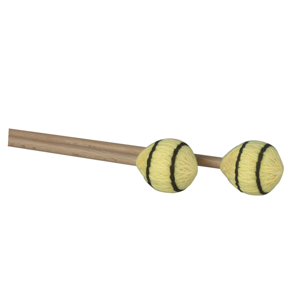 HANABASS 1 par Mallets de Marimba de Azul de Media con Mango de Haya para Jugadores Avanzados de Baquetas de Percusión para Interior y Exterior