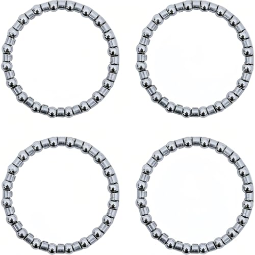 OQKAHIV 4 Pezzi Bicicletta Bici Auricolare Gabbiato Cuscinetto a Sfera Corsa Ciclismo Cuscinetti, Sfera Corsa Ciclismo, Adatto per Biciclette Normali, Mountain Bike, ECC