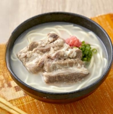 (沖縄そば金太郎)豚骨ベースの軟骨ソーキそば 4食セット