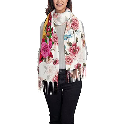 YQIUSM Virgen de Guadalupe Shawl Wrap Scarf Virgin Mary Catholic2