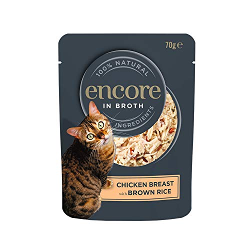 Encore 100% Natural Wet Cat Food, Chicken Breast with Brown Rice, 70g ...