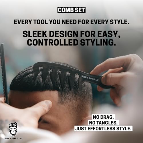 Slick Gorilla Comb Set (Hair Styling Powder 20g + Comb)