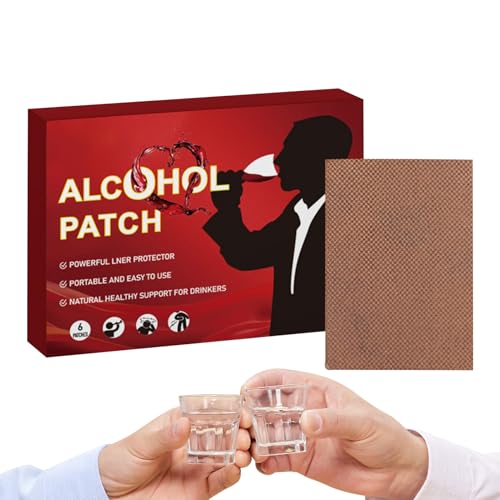Parches de Recuperación – Nuevos 2026 Anti-Alcohol Impermeables Cuidado Corporal | Prevención de Embriaguez Recuperación Matutina tras Beber | Ajustables a Diferentes Tamaños Corporales, Portátil