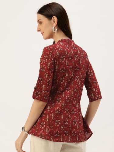 Image of Printed Mandarin Shirt - Casual & Chic (S-3XL)