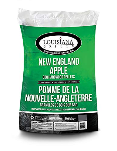 Louisiana Grills 55403 New England Apple Pellets, 40-Pound ( Packaging may Vary ) Green