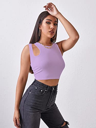 Image of Shasmi Women's Striped Slim Fit Crop, Ribbed, Stylish Tank Top, Soft and Comfy Fabric has Some Stretch
