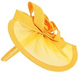 FOYTOKI Eleganter Fascinator Hut Damen Small Tea Party Hat Haarschmuck Vintage Stil für Hochzeit Cocktail Kirche Festlicher Kopfschmuck mit Sicherem Halt Einheitsgröße für Vielseitige