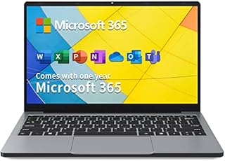 Jumper Laptop 14 Calowy, Microsoft Office 365, 8GB DDR4 256GB SSD Full HD Notebook Windows 10, Intel Celeron N4020, Dualband WiFi, USB 3.0, Bluetooth, rozszerzenie pamięci 256GB TF