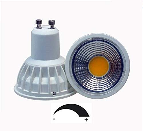 5 Watt LED Spot GU10 / PAR16 DIMMBAR, Retrofit, Lichtfarbe warmweiß 2700 Kelvin, 90° Ausstrahlung, 500 Lumen, Ersatz für 50 Watt Halogenspot. Hochwertige Reflektorlampe in toller Optik Cover