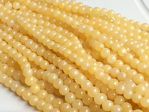 Aventurine jaune naturelle LKBEADS perles rondes lisses 7.5mm pour création