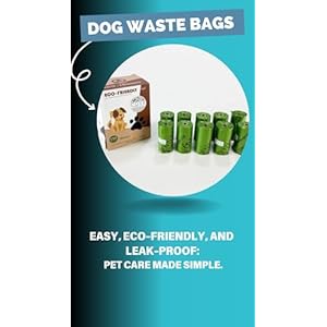 Leak-Proof Dog Poop Bags – Extra Thick, Eco-Friendly, Large & Durable – 150 Pet Waste Bags.