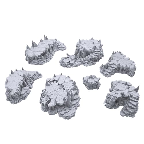 EnderToys Raised Caverns by Printable Scenery, 3D Printed