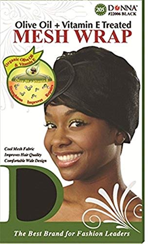 Donna's Olive Oil + Vitamin E Treated Mesh Wrap (Black)
