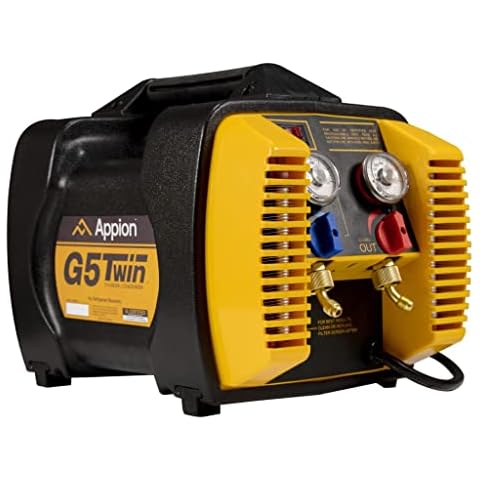 Appion G5TWIN Twin Cylinder Recovery Unit, 3 liters Cover