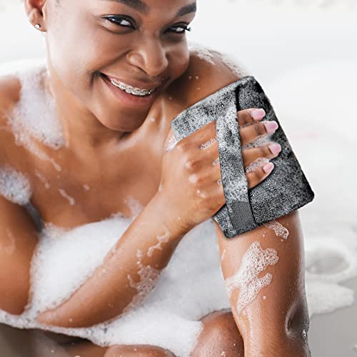Gsafeme Exfoliating Bath Sponge, Daily Skincare Body Scrubbers Loofah Shower Pads With Strap For Body Cleansing, Dead Skin Cell Remover #TOP4