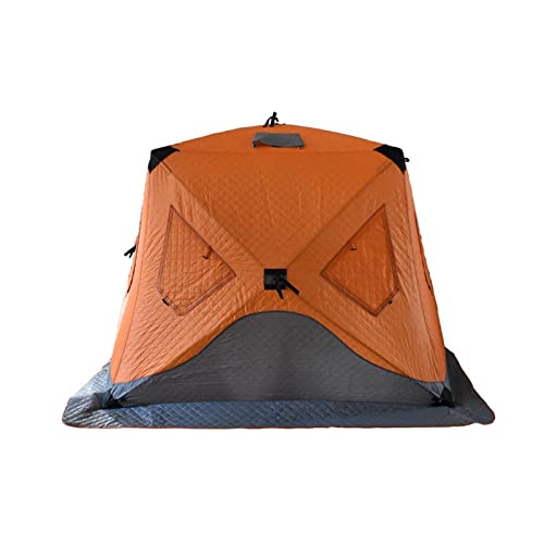 Tente de pêche sur glace et camping d'hiver portable pour 3-4 personnes