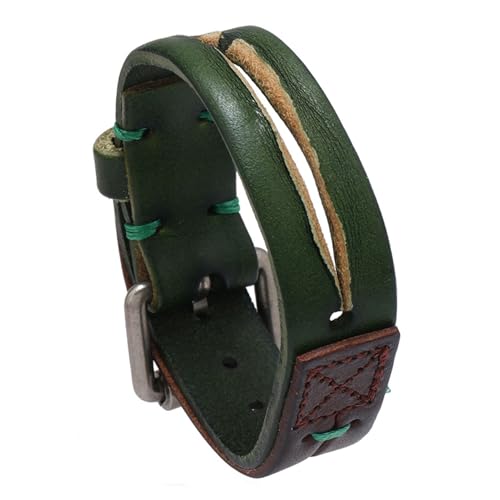 Image of Punk Rock Retro Adjustable Belt Buckle Wristband Split Design Pu Leather Cuff Bracelet