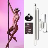 LUPIT POLE Dance Pole for Home Classic Model – G2 - Stainless Steel, 42mm (1.65in) – Spinning and Static Mode – Studio Portable and Removable Fitness Dancing Pole