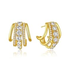 02.Multi Hoop Illusion Earrings-Gold