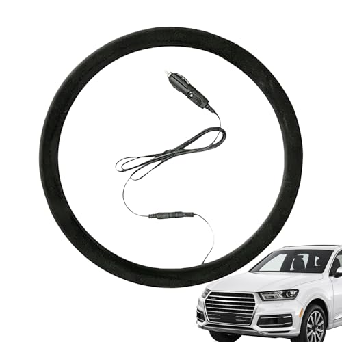 Housse chauffante - Voiture en polyester 12 V | Housse d'hiver antidérapante - Accessoire chauffant pour Minivan Berline SUV Conduite confortable Sécurité...