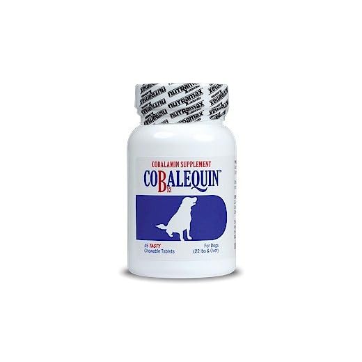 Cobalequin Cobalamin Supplement Vitamin B12 for Dogs Over 22 pounds Chicken Flavor