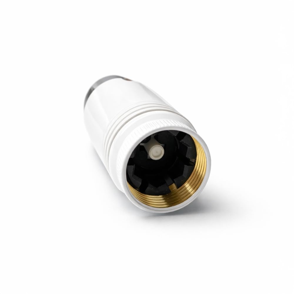 Valvola termostatica per termosifone, testa TRV M30 x 1,5, colore bianco cromato, testa di ricambio per termostato per controllo della temperatura, valvola di riscaldamento, confezione da
