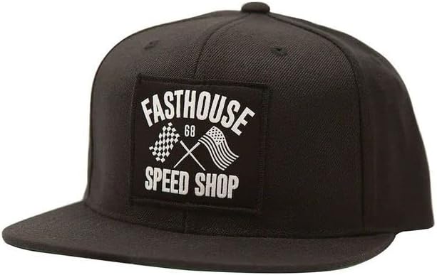 FASTHOUSE Youth Fast Flags Hat (Black, One Size)
