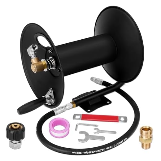 YEHERIT 100ft High Pressure Washer Hose Reel