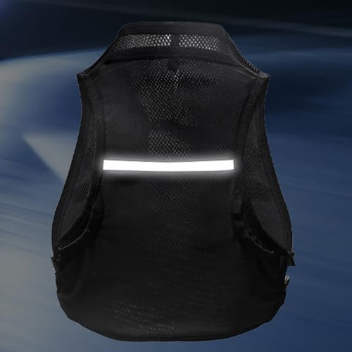 Mochila de hidratación para correr chaleco reflectante ajustable para ciclismo 4