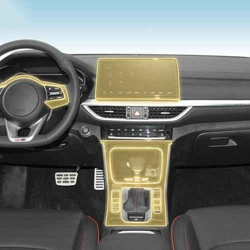Film PPF intérieur Kia K3 protège la console centrale des rayures
