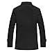 YOUTHUP Herren Wollmantel Dick Winter Kurzmantel Regular Fit Wintermantel Freizeit Herrenmantel Übergangsmantel, Schwarz, L