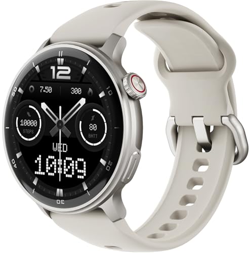 R5G Plus Smartwatch with GPS, Bluetooth Calling, 3ATM Waterproof Build, Custom Watch Faces, 110+ Sports Modes, All-Day Health Tracking, Sleep Insights, Compass, Barometer & Seamless Fitness Support
