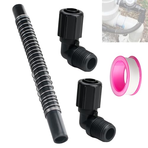 Pool Chlorinator Flexible PVC Tubes R172091 fit for Pentair Rainbow 320 Chlorine/Bromine Feeders with R172272 Elbow R171097 Tube Support Fitting Compatible with Pentair 322 Feeder