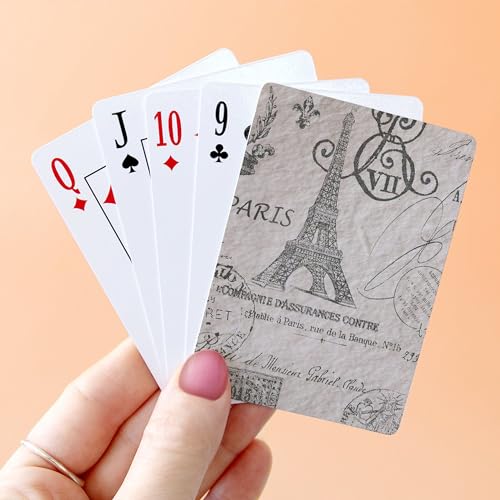 Naipes estándar CafePress French Scripts París miniatura 4