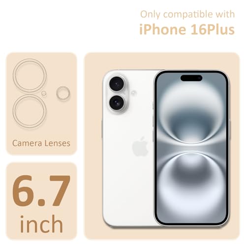 Coque de protection iPhone 16 Plus antichoc silicone noir ZhengQian