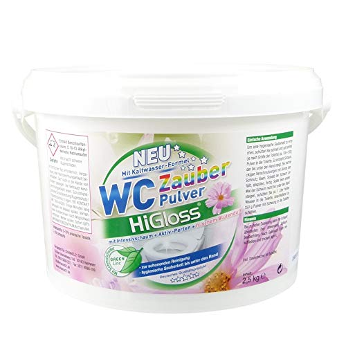 Preisvergleich Produktbild HiGloss WC Zauber-Pulver frischem Blütenduft 2,5kg