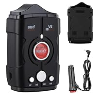 GOUHIDAMAI 360° Radar Detector for Cars, Speed Camera Detectors, Car Radar Detector with 360° Real Time Voice Alerts, Quick Reaction, Enhanced Vehicle Safety