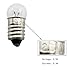RuiLing 10-Pack E10 Mini Light Bulbs Screw Base Indicator Light Incandescent Bulb Old-Fashioned Flashlight Lamp for Physical Electrical Experiment 2.5V 0.3A (No Base)