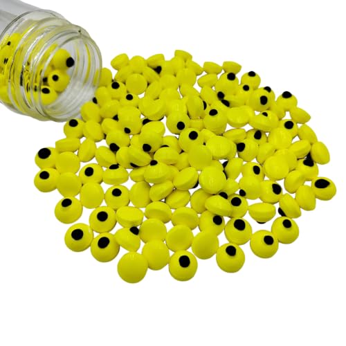 Image of Candy Eyes for Decorating Edible Yellow Candy Eyes Eyeballs Halloween Sprinkles for Cake Cupcakes Toppers Cookies Baking Decoratings Christmas