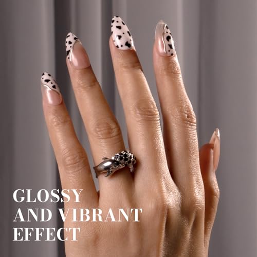 Image of MelodySusie Milky White Gel Nail Polish,0.5fl oz Nails Soak Off UV LED Pink White Gel Polish Gift for Women Nail Art Manicure Salon DIY Nail Design Decoration at Home-572-A2020