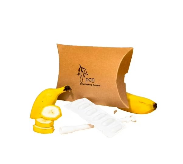 Banana Flavored & Scented Moisture Melts for Feminine Wellness – Gentle Botanical Formula for Softness & Freshness – 5, 15, or 25 Count