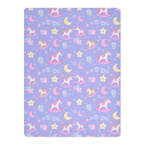 Drap de matelas imperméable bébé violet pour literie tout-petits - 3