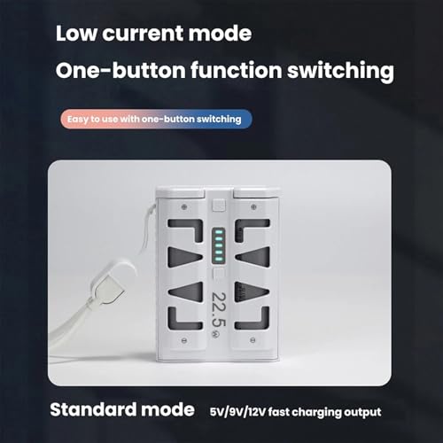 Carga rápida compacta de 22,5W con baterías dobles extraíbles de 5000 mAh ERRORY 6