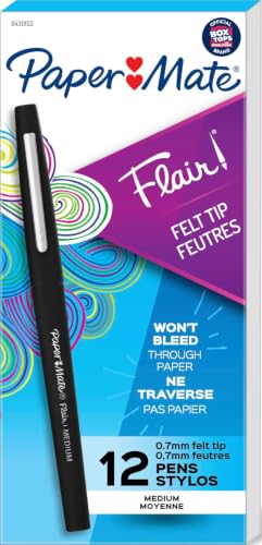 Paper Mate Flair Black Pens