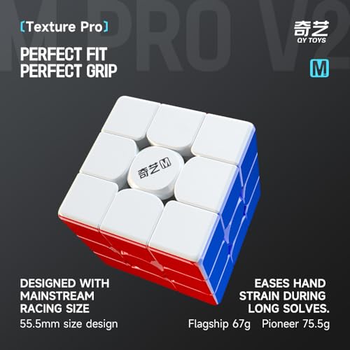 Image of Cubelelo QiYi M Pro v2 3x3 Magnetic Speedcube, Flagship Model for Stability
