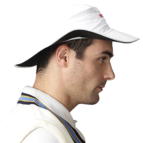Image of Cricket Panama Club Hat with Mesh Extra Wide Brim and Multiple Eyelets