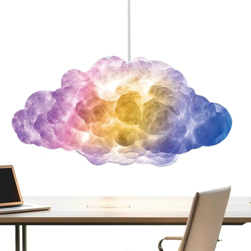 Smart Cloud Lampe - 39x20 in Ferndeckleuchten, multifunktionaler Kindergartenbeleuchtung, Schlafzimmer mit Farbeinstellungen | Kinderzimmerbeleuchtung für Teenager, Entspannungspunkt für Erwachsene, m