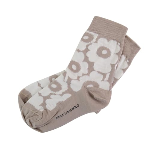 [マリメッコ] ソックス Kuusi Unikko 091486 靴下 レディース 靴下 おしゃれ 柄 ブランド コットン 綿 春 夏 秋 冬 プレゼント ライトベージュ グレージュ ホワイト 脱げない かわいい [並行輸入品]のサムネイル